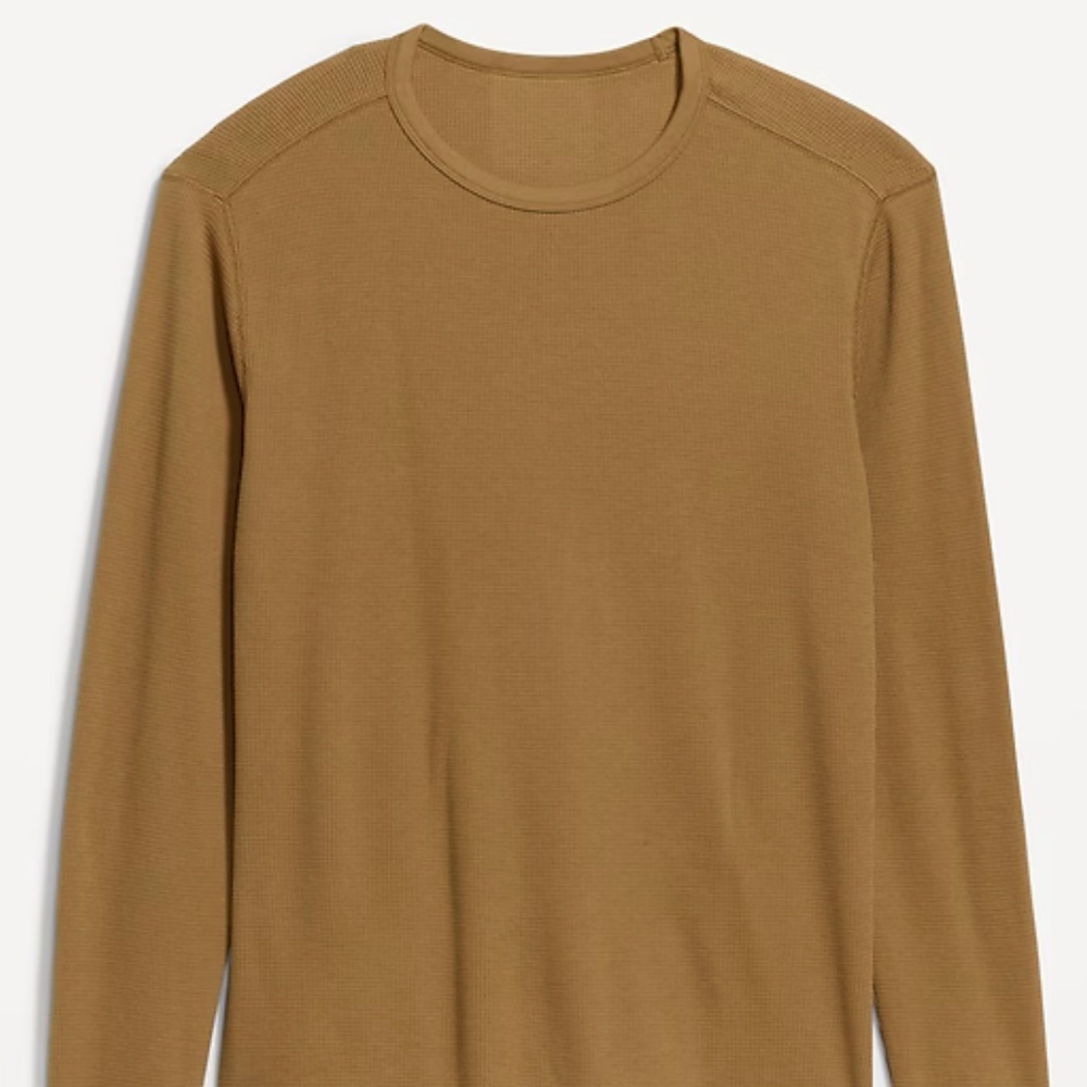 Old Navy Mens Waffle Knit Long Sleeve, Large Thermal Shirt